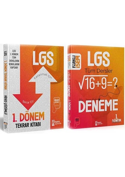 Isem 8. Sınıf Lgs 1.dönem Tekrar Kitabı + 5 Li Deneme Seti