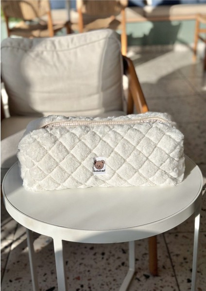 Beyaz Peluş Saç Şekillendiricileri Için Seyahat Çantası - Xl Boy fiyatları