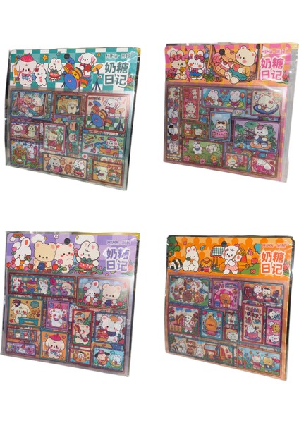 MM-8169 Stıcker Set 17X17 cm 8 Syf