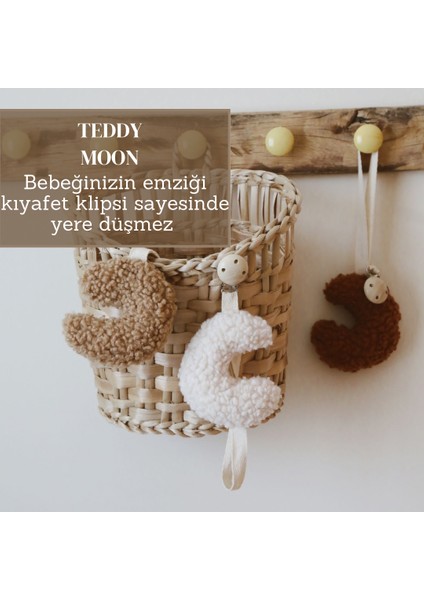 Teddy Moon Beyaz Emzik Askısı indirimleri