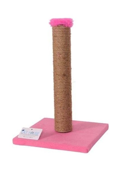 T01 Kedi Tırmalama Tahtası Pembe 42 cm