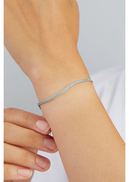 Tekno Trust 925 Ayar Gümüş Renkli Su Yolu Model Bileklik modelleri