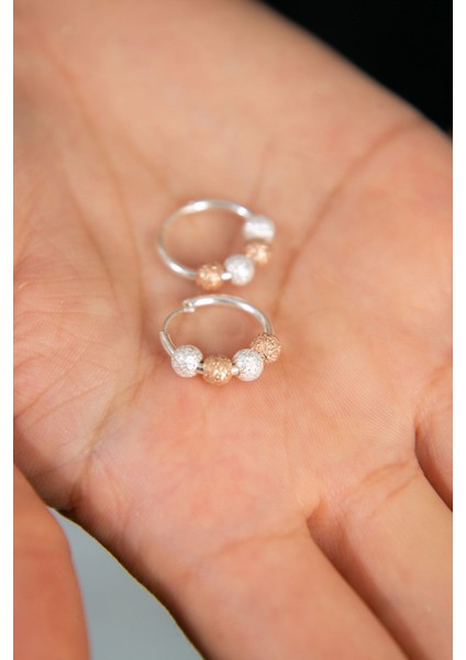 Tekno Trust Kadın Dorika Top Detaylı Halka Model 925 Ayar Gümüş Küpe fiyatları