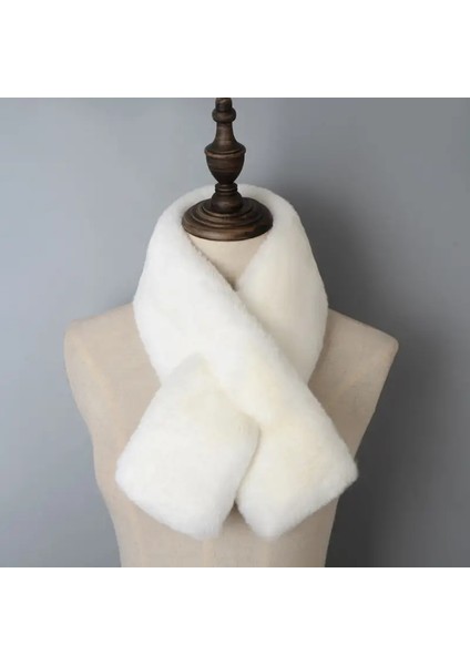Kaşkol Boyunluk Atkı Peluş Kürkü Atkı Önlük, Yumuşak Tüm Soğuk Koruma Boyun Kalınlaştırılmış modelleri