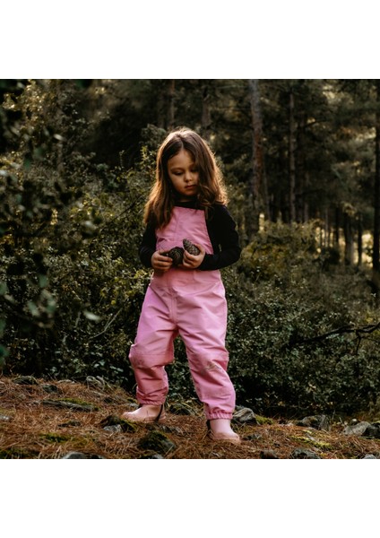 Tiny Jungle Elf Poları Takılıp Çıkarılabilir Yağmur Tulumu - Pembe