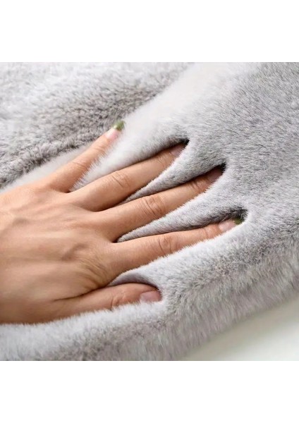 Kaşkol Boyunluk Atkı Peluş Kürkü Atkı Önlük, Yumuşak Tüm Soğuk Koruma Boyun Kalınlaştırılmış fırsatları