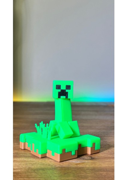 Minecraft Iskelet ve Creeper Ada Hediyelik Figür