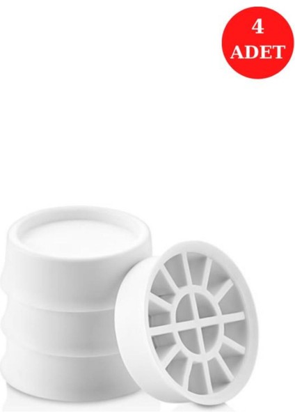 4 Adet Vantuzlu Titreşim Önleyici Çamaşır Bulaşık Makinesi Buzdolabı Eşya Yükseltici Ayak 4’lü Set fiyatları