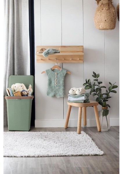 2 Adet Shell Kulplu 10 Lt Çok Amaçlı Yeşil-Mavi Oyuncak ve Çamaşır Kutusu fırsatları