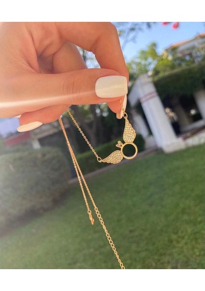 Swarovski Gümüş Kolye
