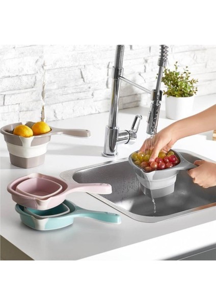 Katlanabilir Maşrapa, Akordiyon Iki Uçlu Saplı Maşrapa Gri fırsatları