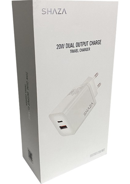 SG2501 20W USB Qc3.0 + Type-C Pd Şarj Adaptörü