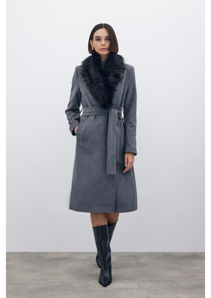 Kürklü Kaşe Uzun Kaban 1575-6527 fırsatları