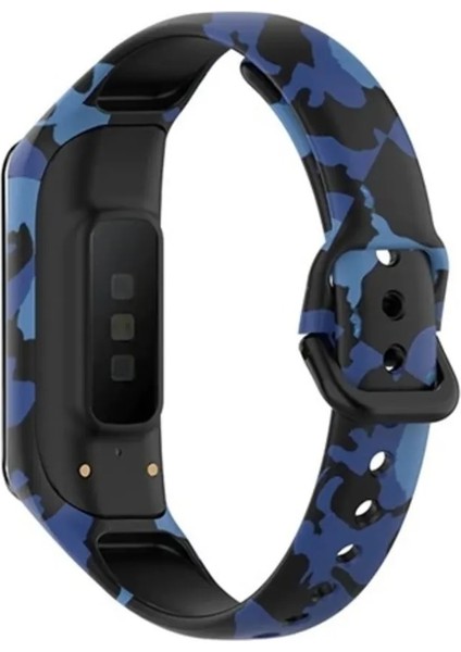 Samsung Galaxy Fit 2 (SM-R220) Uyumlu Renkli Desenli Kordon Kayış