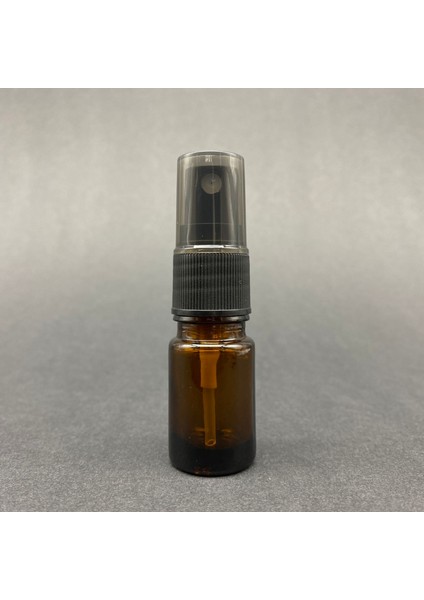 10 ml Kahverengi Spreyli Şişe, 24 Adet, Ecza Şişesi, Boş Cam Şişe