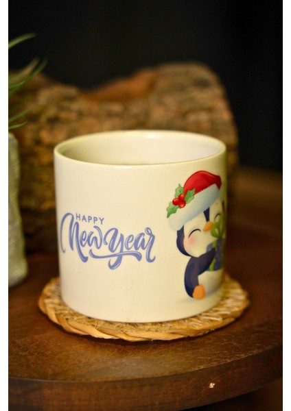 Hediye Yılbaşı Merry Christmas Penguen Temalı Seramik Kupa Bardak 225 ml modelleri