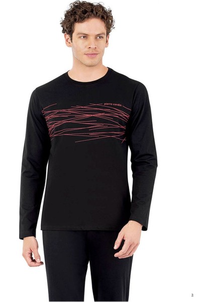 6061 Erkek Uzun Kol Penye Pijama Takım