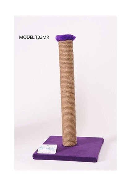 T02 Kedi Tırmalama Tahtası Mor 52 cm