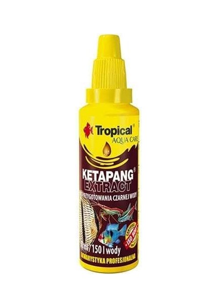 Ketapang Extract Bitkili Akvaryumlar Için Su Düzenleyici 30 ml