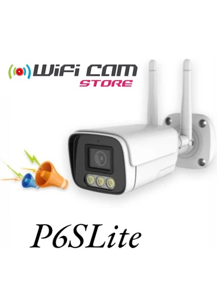 Metal Kasa P6SLITE Yazılım 1080P Sabit Wifi Kamera