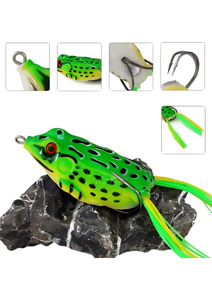 Çift Iğneli Rapala Kurbağa 12.5 Gr Ve 10 Gr Turna, Lüfer Ve Yayın Avcısı modelleri