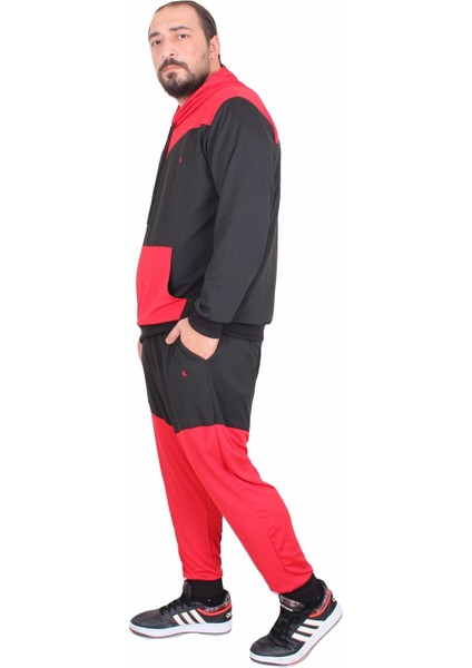 Mocgrande Erkek Büyük Beden Eşofman Takım Parçalı Mg TK722 Sıyah modelleri