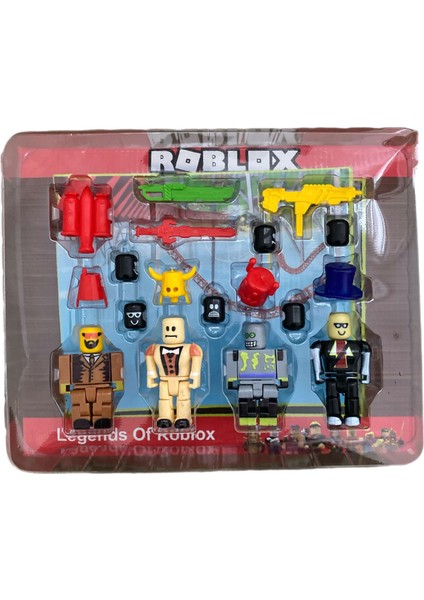 Roblox 4 Karakterli Aksesuarlı Figür Oyuncak 18 Parça