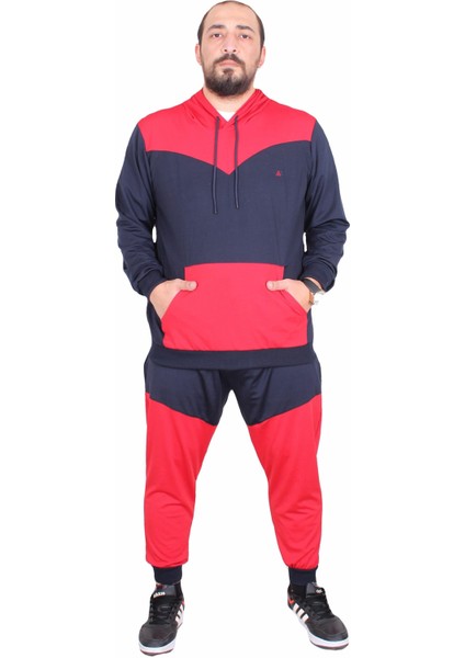 Mocgrande Erkek Büyük Beden Eşofman Takım Parçalı Mg TK722 Lacıvert