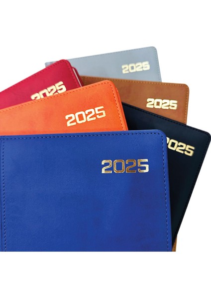 Tekno Trust 16X24 cm Termo Deri Günlük 2025 Ajanda Siyah modelleri