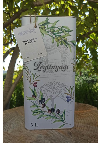 Yeni Sezon Naturel Sızma Zeytinyağı 5 lt
