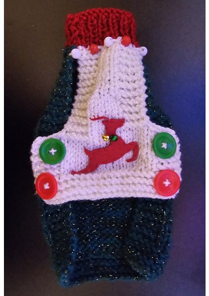 Handpet Chrıstmas Lıght El Örmesi Kedi Köpek Kazağı