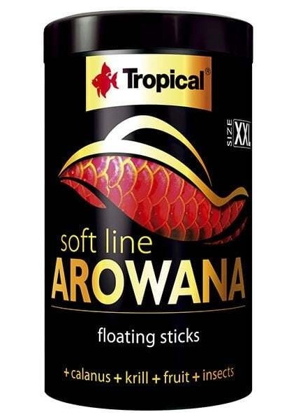 Softline Arowana Xxlarge Yetişkin Arowanalar Için Renklendirici Balık Yemi 1000 ml 320 gr