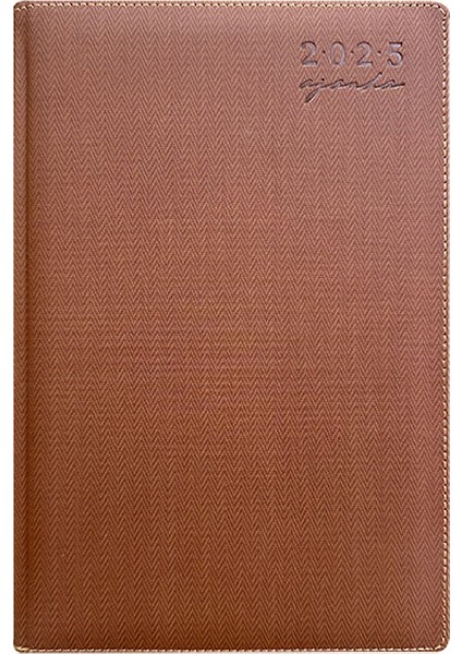 Tekno Trust 2025 Cumartesi ve Pazar Günleri Tam Sayfa 17X24 cm Ajanda Taba