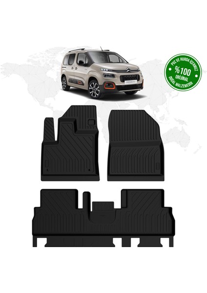 Citroen Berlingo 4d Havuzlu Paspas 2019 Model ve Sonrası