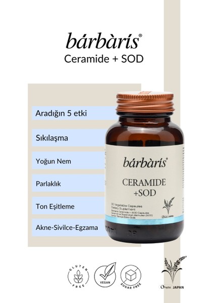 Ceramide+Sod 30 Capsules x 3 Paket