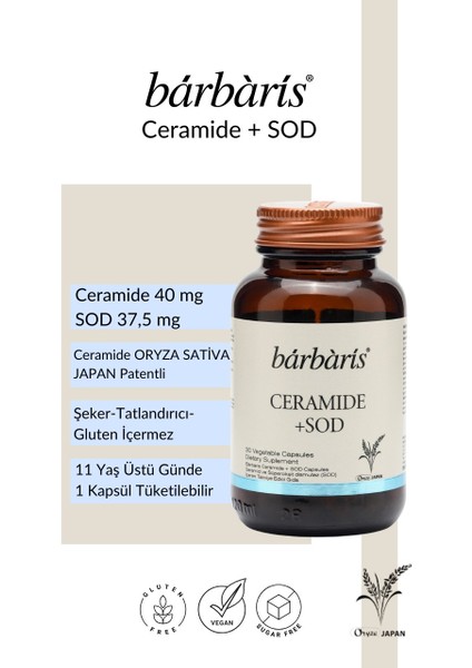 Ceramide+Sod 30 Capsules x 3 Paket