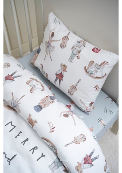 Merry And Bright Yeni Yıl Bebek Boy Nevresim Takımı (100X150) modelleri