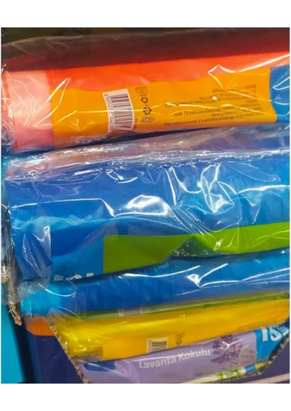 Protex Büzgülü Çöp Torbası Büyük Boy 8 Paket 120 Adet Protex