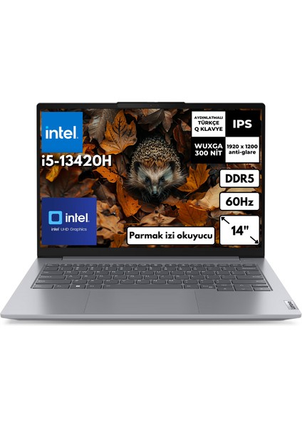 Thinkbook G6 I5-13420H 32-Gbddr5 1 Tb SSD UHD Graphics 14" Wuxga Notebook Windows 11 Home 21KG00UCTRHMF43