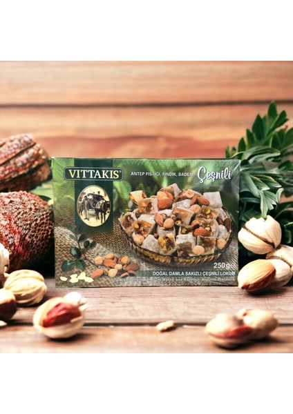 Doğal Damla Sakızlı (Çeşnili) Lokum 250 gr
