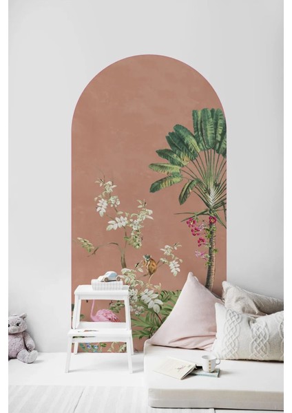 Egzotik Orman Boho Kemer Arch Modern Duvar Sticker modelleri