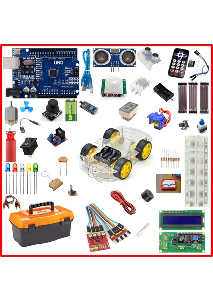 Arduino Başlangıç Seti 4WD Araba Seti