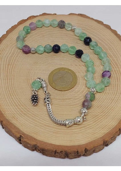 Florit Taşı Üst Segment Faset Kesim 33LÜK Tesbih 8mm (42570) fırsatları