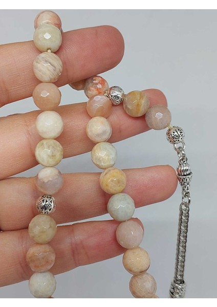 Güneş Taşı Üst Segment Petek Kesim 33LÜK Tesbih 8mm (36540) fiyatları