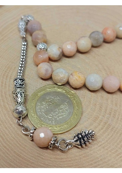 Güneş Taşı Üst Segment Petek Kesim 33LÜK Tesbih 8mm (36540) modelleri