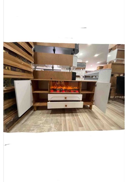 Bohem Şömineli Konsol