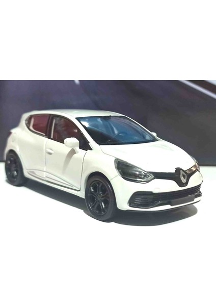 1:32 Ölçek Renault Clio Çek Bırakmetal Araba