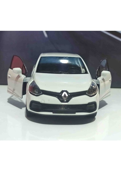 1:32 Ölçek Renault Clio Çek Bırakmetal Araba modelleri