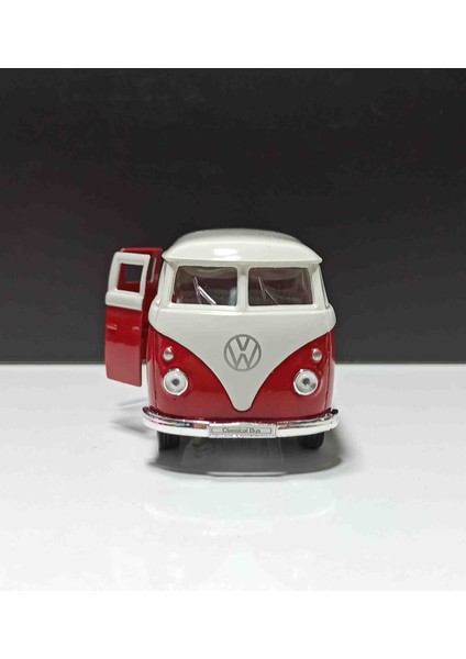 1:32 Ölçek Volkswagen Minibüs/ Çek Bırak Metal Minibüs