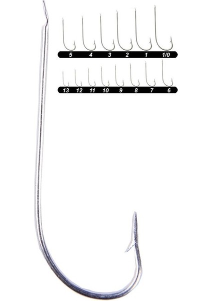 1307 (1523) Çapraz Nikel Olta Iğnesi 100’LÜ Kutu No:9